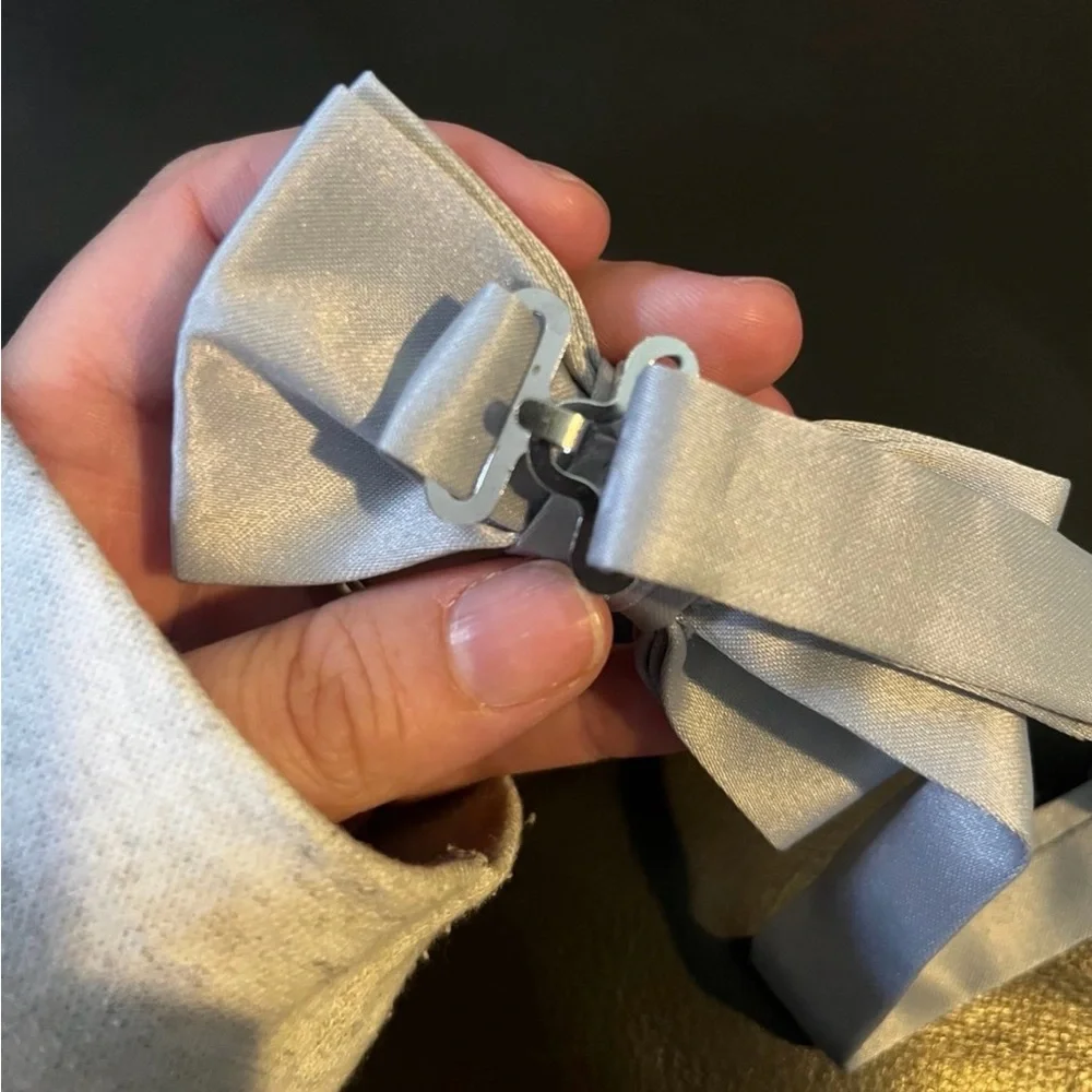 Spring Notion Kids Silver Bow Tie